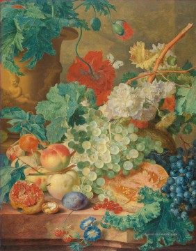 Klassisches Stillleben Werke - Stillleben mit Blumen und Früchten 3 Jan van Huysum